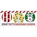 Produktbild PVC-Aufkleber - STAU  Rettungsgasse bilden ! - 302061/2 - Gr. ca. 21cm x 8,5cm