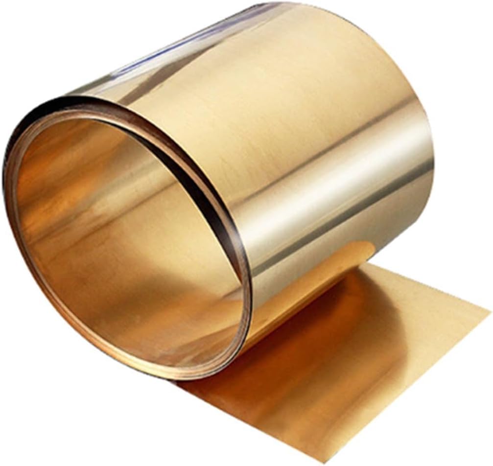 1pc 0,1/0,2/0,3 Mm Lastra di Rame al Berillio C17200 Resistenza alla Corrosione del Piatto di Bronzo al Berillio Materiali Industriali per La Lavorazione dei Metalli, 0.25X200X1000mm