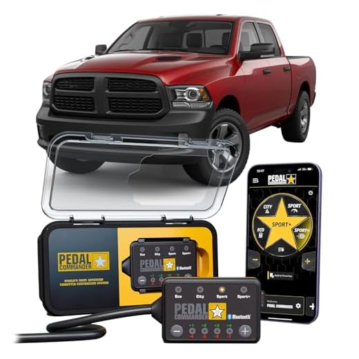 PEDAL COMMANDER for Dodge Ram 1500 2007-2018 Throttle Response Controller Gas & Diesel (Not Compatible w/ 2011-2014 HO) - Plug-and-Play, Wireless App Control, Anti-Theft - Ram Truck 1500 Accessories