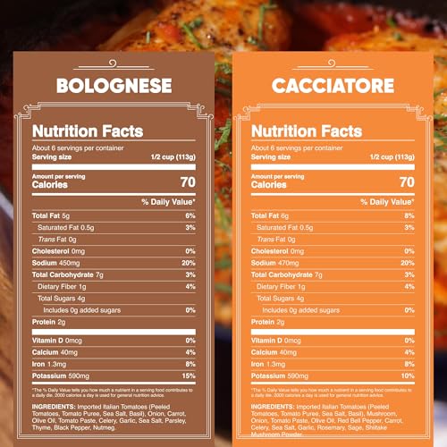 Image of Carbone Simmer Sauce Variety Pack Bolognese, Fra Diavolo, Cacciatore 3 Pack | Bolognese, Fra Diavolo & Cacciatore, Just Add Protein, Gluten Free, Non-GMO, No Added Sugar, 100% Italian Tomatoes
