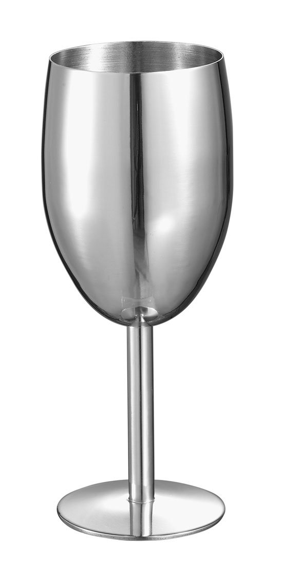 Flûte à champagne incassable Visol Jacqueline acier inoxydable pour fête