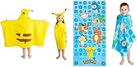 Vista 1 de Franco Pokemon Pikachu - Toalla con capucha + toalla de playa Pokemon