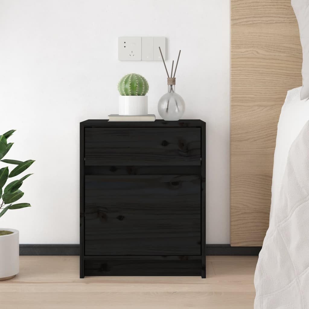Comodino Moderno Camera da Letto, Comodino Legno Scuro Chiaro 2 Cassetti, Tavolino in Stile Moderno Comodino per Soggiorno Camera da Letto (Color : B, Size : 50CM