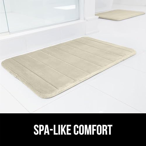 Miniatura 9 de Gorilla Grip - Alfombra de baño de espuma viscoelástica de 24 x 17pulgadas, original, de primera calidad, suave, absorbente, gruesa, lavable a