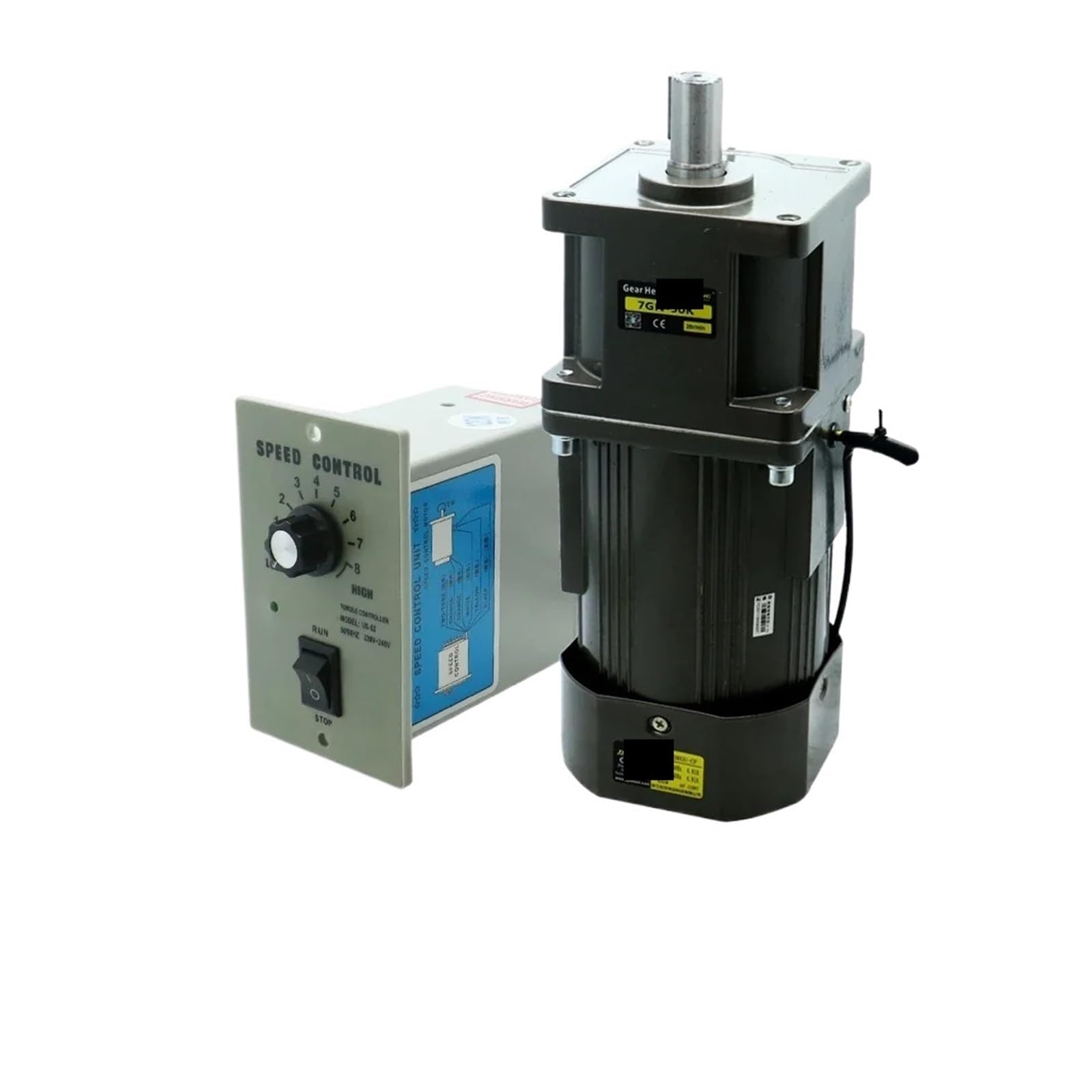 ANERTQUIH Motor 400W AC 220v 50/60hz Single-Phase Asynchronous Induction Shaft 22mm DC(0-8RPM)