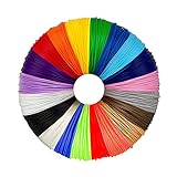3D Stift Filament Finoki 20 Farben(5 Meter Jede Farbe) 3D Stift Nachfüller 1.75mm 3D Print Filament für 3D-Stifte und 3D-Druckstifte