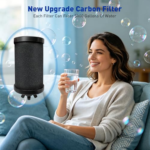 Image of 2387 Water Filter Replacement, NSF /ANSI Certified for Alexapure Water Filtration System, 5000 Gallon Throughput Capacity, 4 Pack