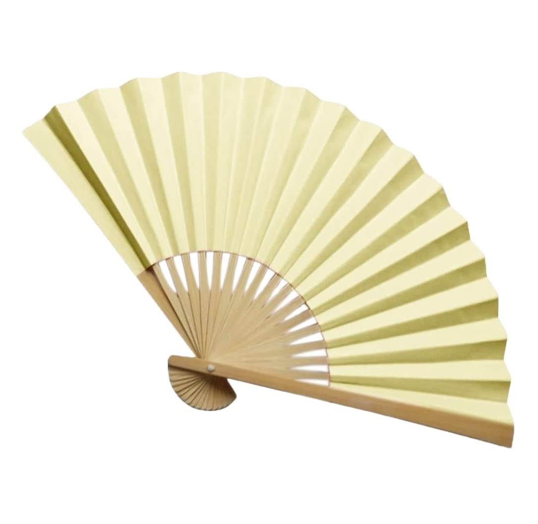 Display Fans Traditional Chinese Fans Hand Held Paper Bamboo Folding Handheld Folded Fan Hand Held(F)