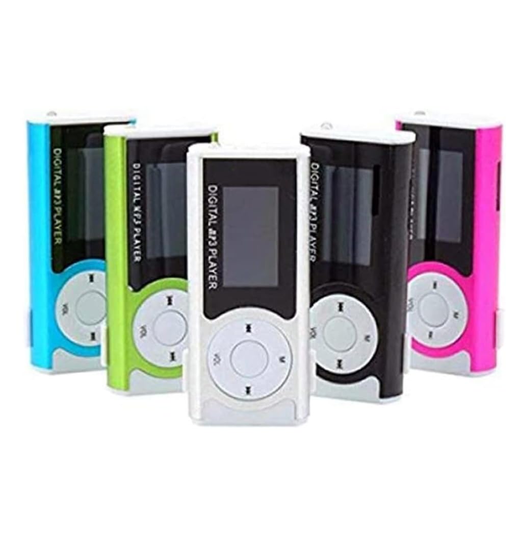 MP3 Music Player and Pocket Speaker, Memory Card and TF Slot and Earphone Sound Player Support SD Card for Gym,etc Multy Colour (Without sd Card Player)