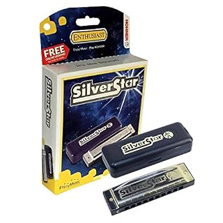 Hohner M50405X Harmonica Silver Star – Mi - Les Beatles, Paul McCartney, John Lennon, RIngo Starr, George Harrison