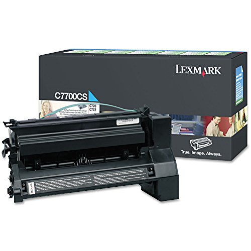 Preisvergleich Produktbild Lexmark C7700CS C770, C772 Tonerkartusche 6.000 Seiten Rückgabe, cyan