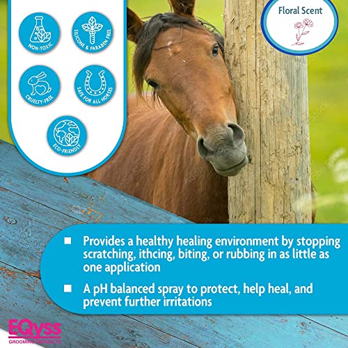Eqyss - Eqyss Micro-Tek Equine Horse Spray- Soothes Sensitive Skin. Helps Scratching, Itching, And Rubbing. 32 Oz #TOP3