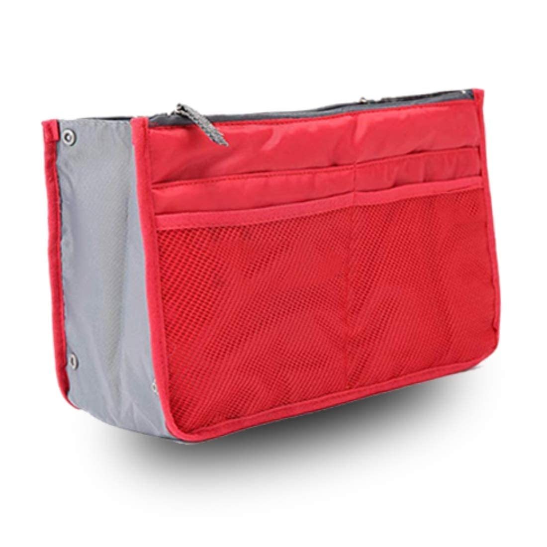 Flywind Daily Travel Utility and Toiletries Organizer Inserts Pouch for Girl Women Handbag Tote | Multipurpose Storage Compartments Ladies Accessories Hand Bag Purse (Red)-picture-30