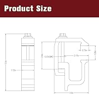 Vista 6 de Kikito Abrazaderas de montaje para tapa de camión para Silverado Sierra Dakota RamF150 F250 Titan Tacoma Tundra 6 piezas Abrazaderas de estante