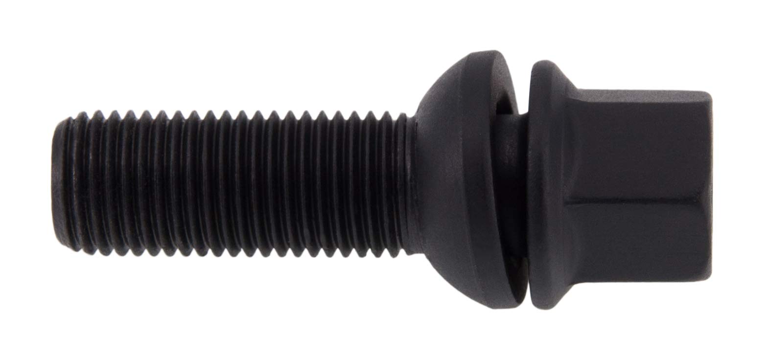 Levando 10 sztuk śrub do kół M14 x 1,5, długość trzpienia 28 mm, ściągacz kulkowy R13 D = 26 mm SW17 – zestaw bolców do kół pasuje do modeli Audi A, VW Golf, Passat, Polo, itp. kolor czarny
