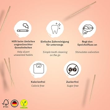 Wonder toothpicks with Flavor - 80 Individually Packaged toothpicks + 1 Leather case - Elegant Black Leather Cover - Belt Pouch for Our toothpicks (Leather case + 80-Single Pack)