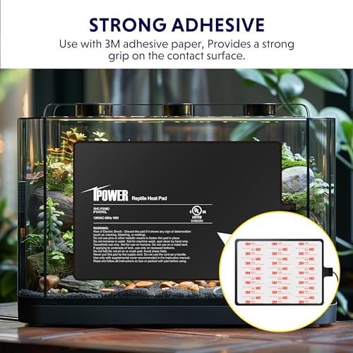 Ipower PTHTPDL Reptile Heat Pad 8X12 Inch 16W Under Tank Terrarium Warmer Heating Mat thumb #3