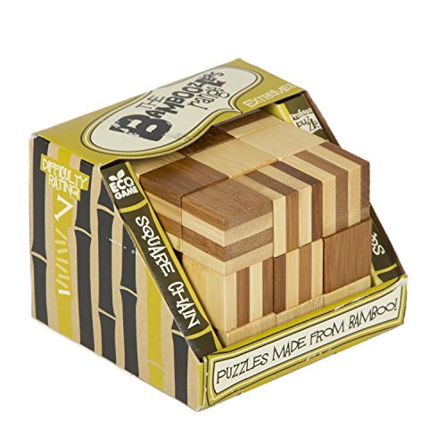 Bamboozler Square Chain Classic Wooden Puzzle