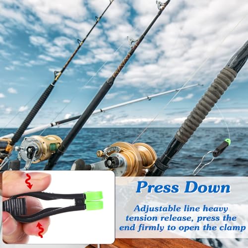 Hollowfly 8 Pcs Downrigger Release Clips