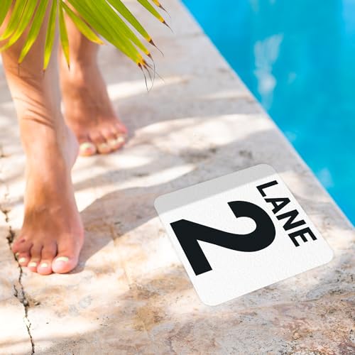 Indicador de profundidad para piscina, adhesivo vinílico 6x6 pulgadas miniatura 4