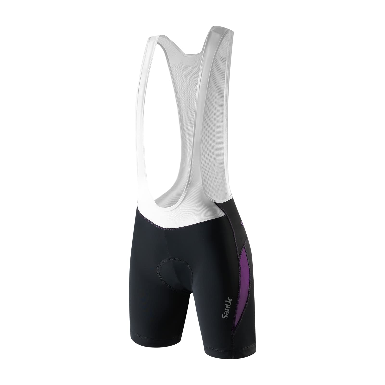Santic Salopette Ciclismo Donna Breve Ciclismo Pantaloncini Imbottiti