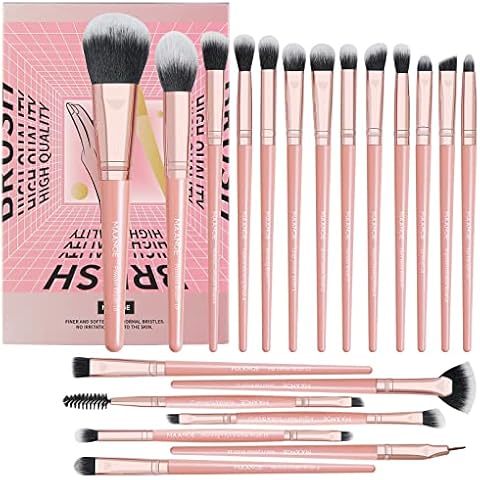 MAANGE Makeup Brushes 20 Pcs Professional Makeup Brush Set Premium Synthetic Foundation Kabuki Make up Brushes Eye Travel Make up Brush Set Cover