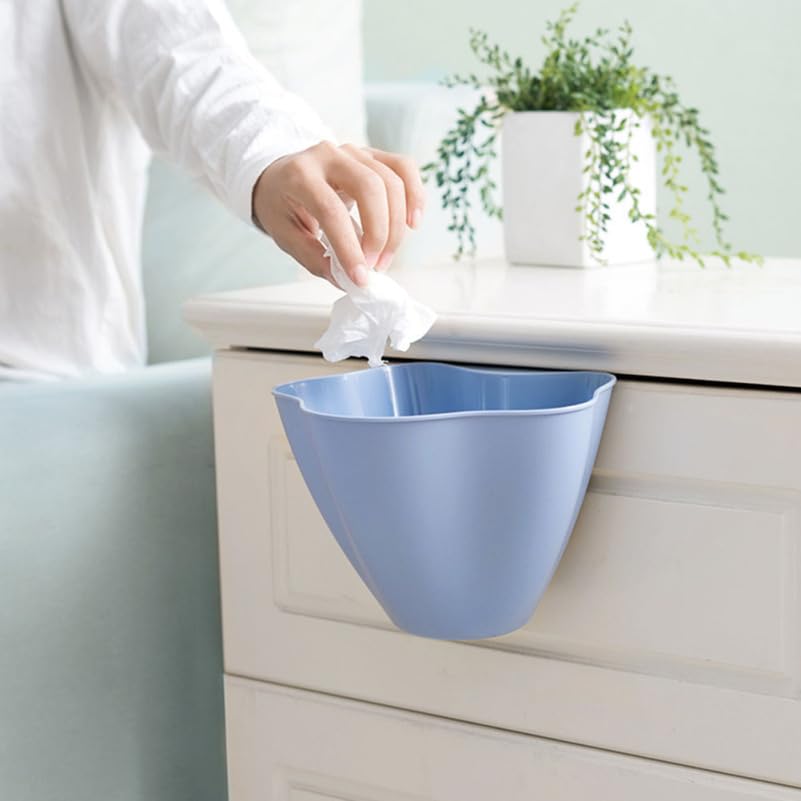 Healifty Hanging Kitchen Trash can: 3 Pack Small Cabinet Door Compost Bin Set, Over the Counter Garbage Waste Basket for Rv, Bathroom Vanity and Under Sink Prep