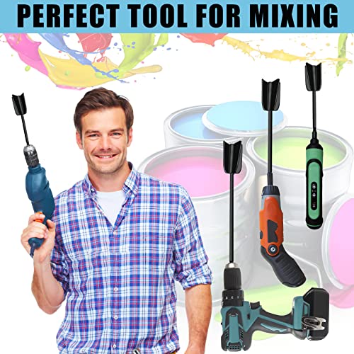 Multiple Sizes Resin Mixer Paddles, Leehon 4 Pcs Inches Epoxy Mixer Attachment For Drill, Reusable Paint Stirrer Drill Attachment For Epoxy Molds, Paddle For Mixing Resin And Paint #TOP6