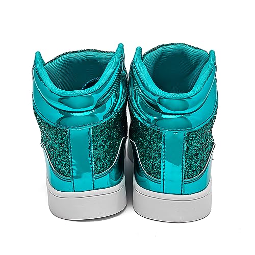 Image of IGxx Gold Shoes Sparkly Men Glitter Shiny Sequin Metallic Boots