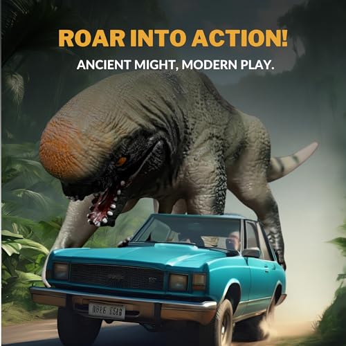 Image of D Rex Toy Dinosaur Action Figure, Realistic Distortus Rex Toy Big Dinosaurs Toys for Kids, 16 CM D-Rex Toys for Play and Display, Jurassic Rebirth Dino Toys for Boys & Girl (D Rex)