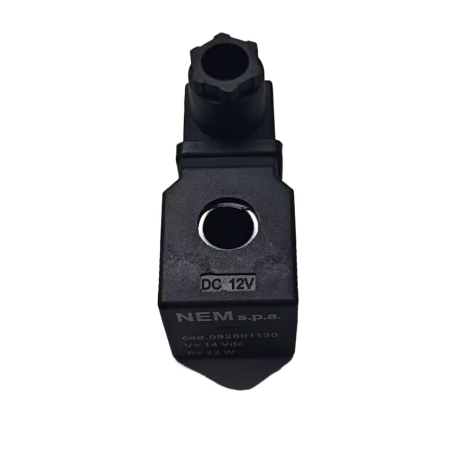 Umobxkifn Dc12v 1Pcs Excavator Parts Electromagnetic Valve Coil, Inner Diameter 13Mm Height38mm Dc24v(Dc12v)