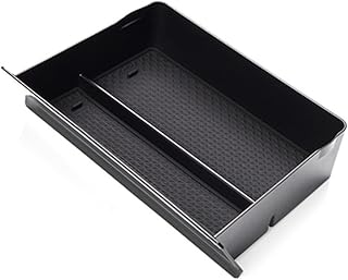 CNANRNANC Boîte de rangement pour console centrale Tesla Model S/X - Intérieur de voiture - Boîte de rangement centrale - Accessoires de voiture