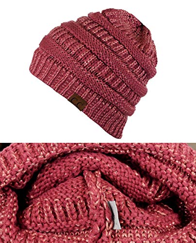 Image of Cambridge Select Thick Slouchy Knit Oversized Beanie Cap Hat