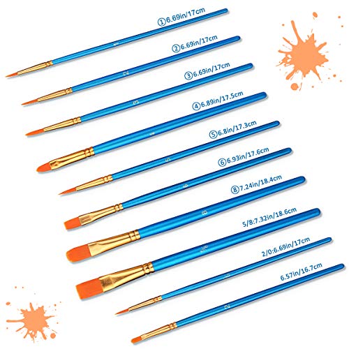 Nylon Artista Pennello, 30 Pz Pennelli Dipingere