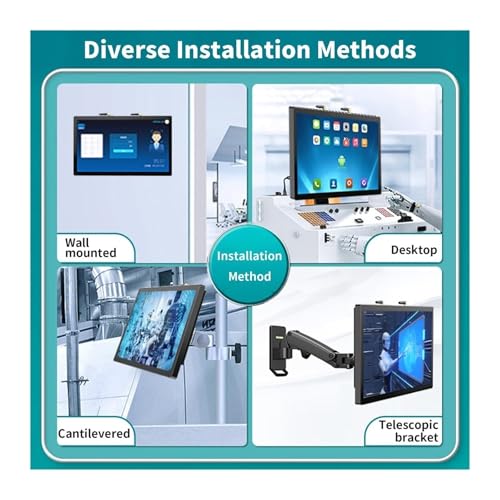 Image of Rugged Industrial All-in-One PC, 18.5 inch High Performance Panel Computer, i7 Processor for Factory Use