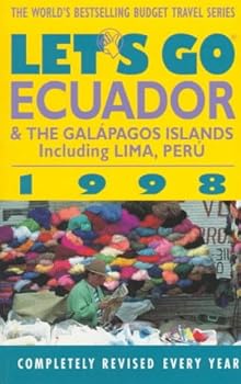 Paperback Let's Go 98 Ecuador & the Galapagos Islands (Annual) Book