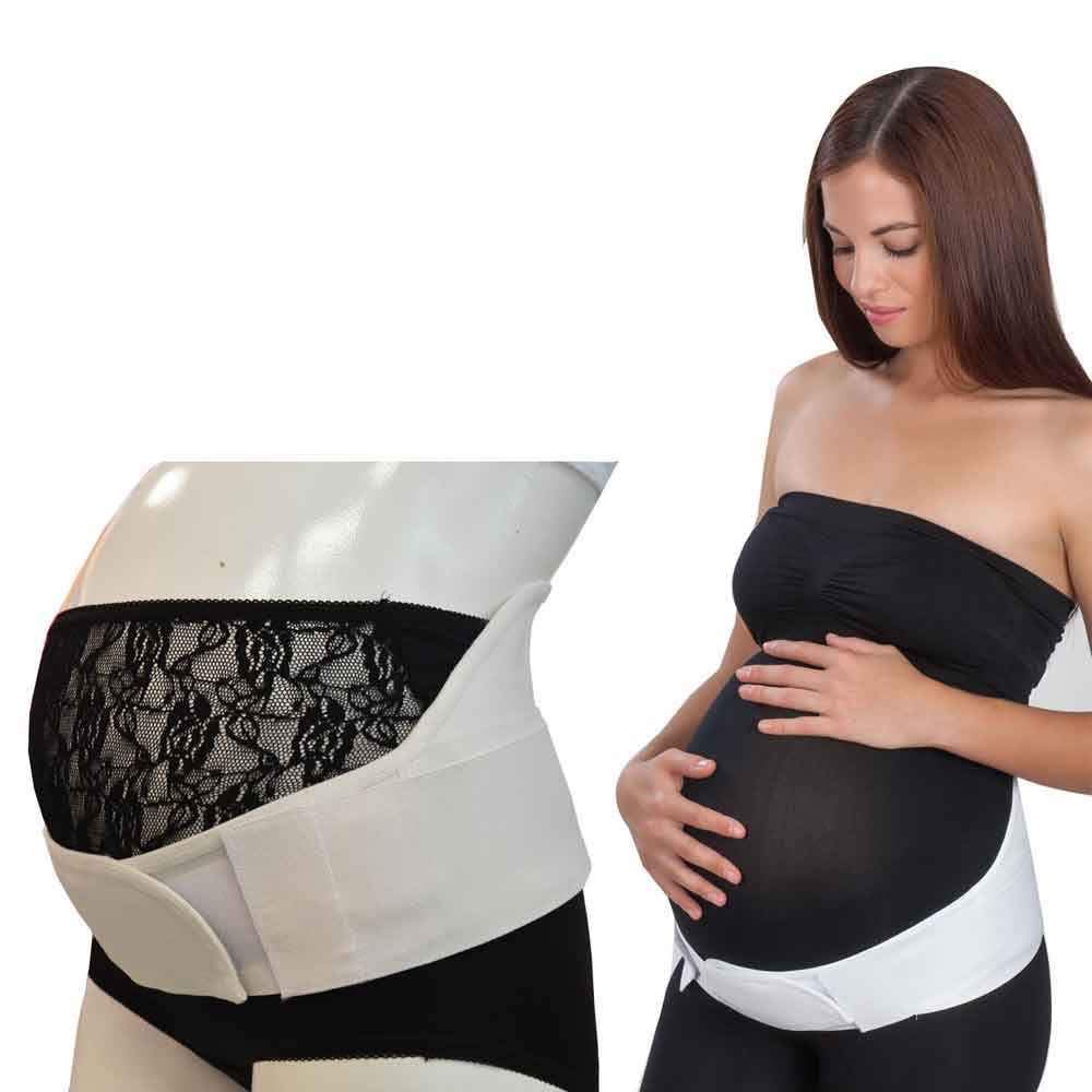 Babyjem Hamile Bel Destek Bandı (Beyaz, M)