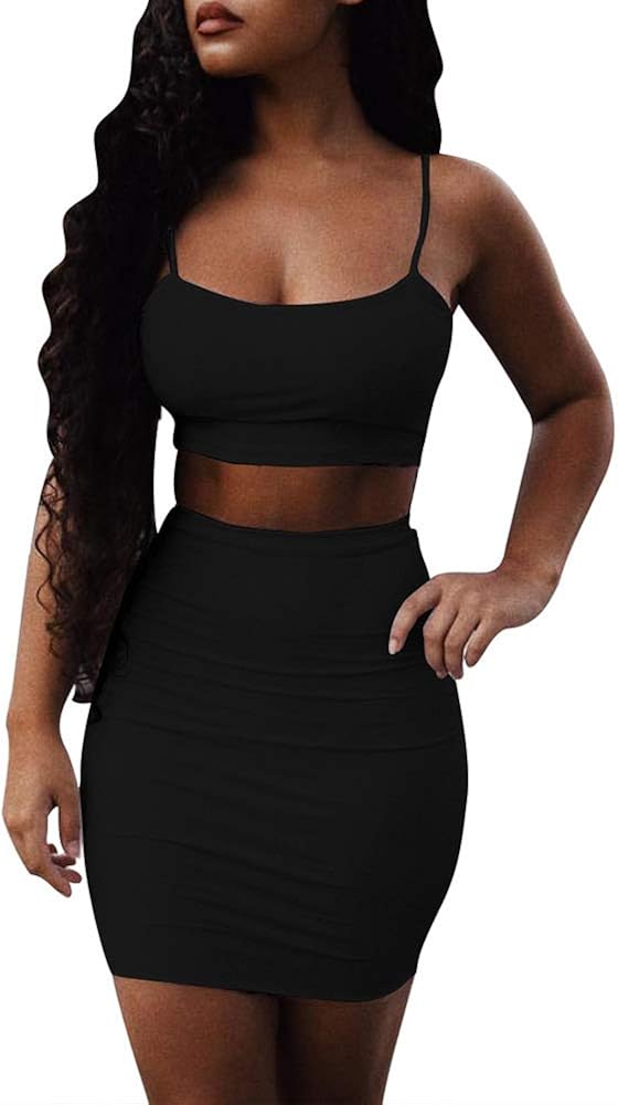 2 piece bodycon dress set