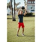 Living.Fit Slam Ball, 5-100lb Medicine Ball, Durable, Heavy-Duty PVC Sand Filled Weighted Ball for Strength Training and Functional Fitness, Non-Slip Grip, Versatile for Full-Body Workouts - Image 3