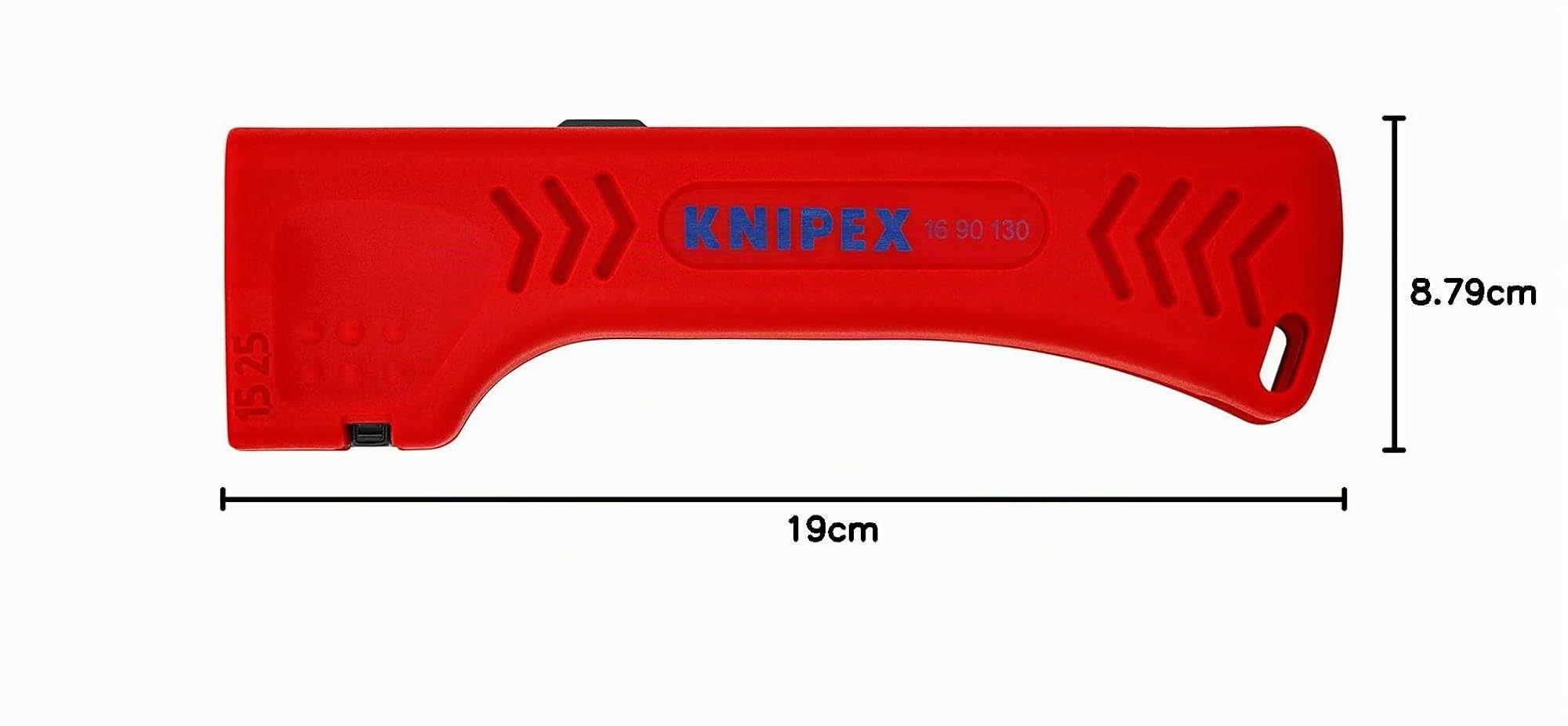 KNIPEX Universal-Abmantelungswerkzeug für Gebäude- und Industriekabel, 16 90 130 SB – Ansicht 7