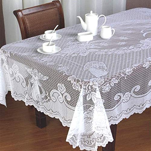 Napperons vintage en dentelle polyester 152x228 cm NC AMIPOS - 5