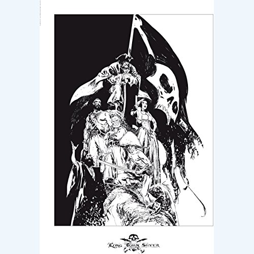Affiche Lauffray Long John Silver N°2 50x70 cm pour mur vide salon
