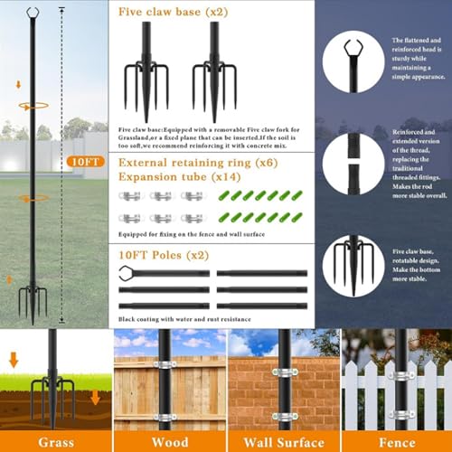 Postes para luces de cuerda que transforman tu terraza en un espacio acogedor 2