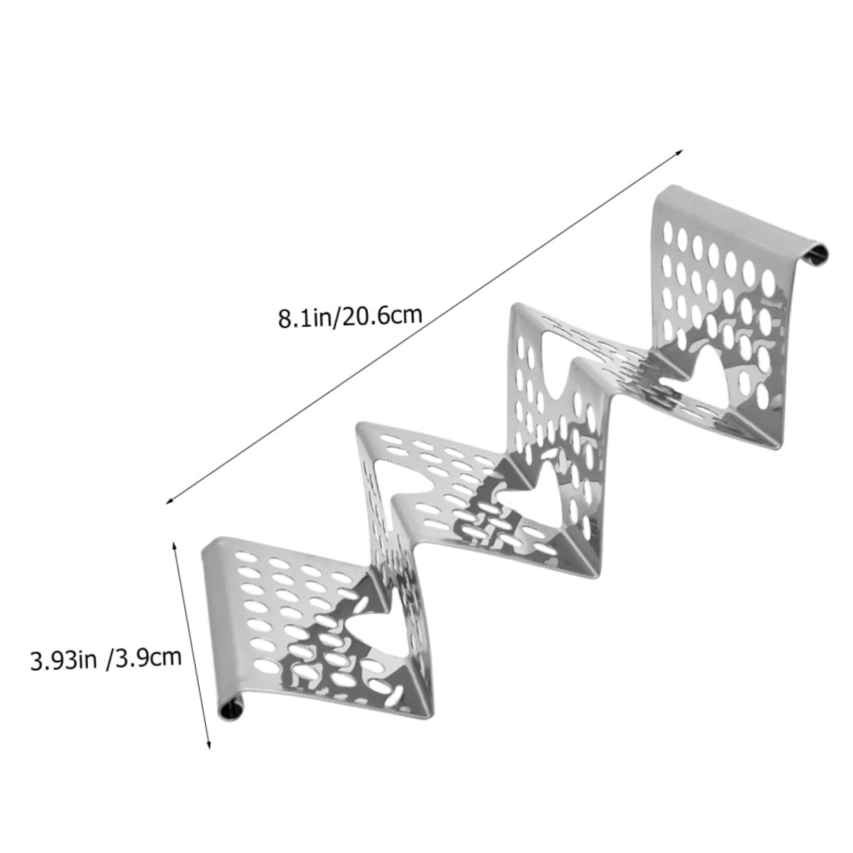 FUNOMOCYA Stainless Steel Pancake Rack Home Pancake Rack Burrito Tortillas Burritos Holder Taco Making Frame Comal Para Tacos Taco Stand Round Serving Tray Taco Holder Desktop Stand Silver