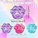 Fidget Toys,Anti Stress Spielzeug,4 Stück Elastizität Weich Stress Spielzeug Fidget Toy,Squeeze Toy Sensorik Spielzeug Stressabbau Spielzeug für 14+ Jahre Alt(Purple)
