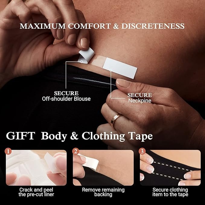 GREYANA Breast Lift Pasties – Invisible Silicone Lifting Petals, Reusable Adhesive Nipple Covers for Women. - Image 2 thumbnail