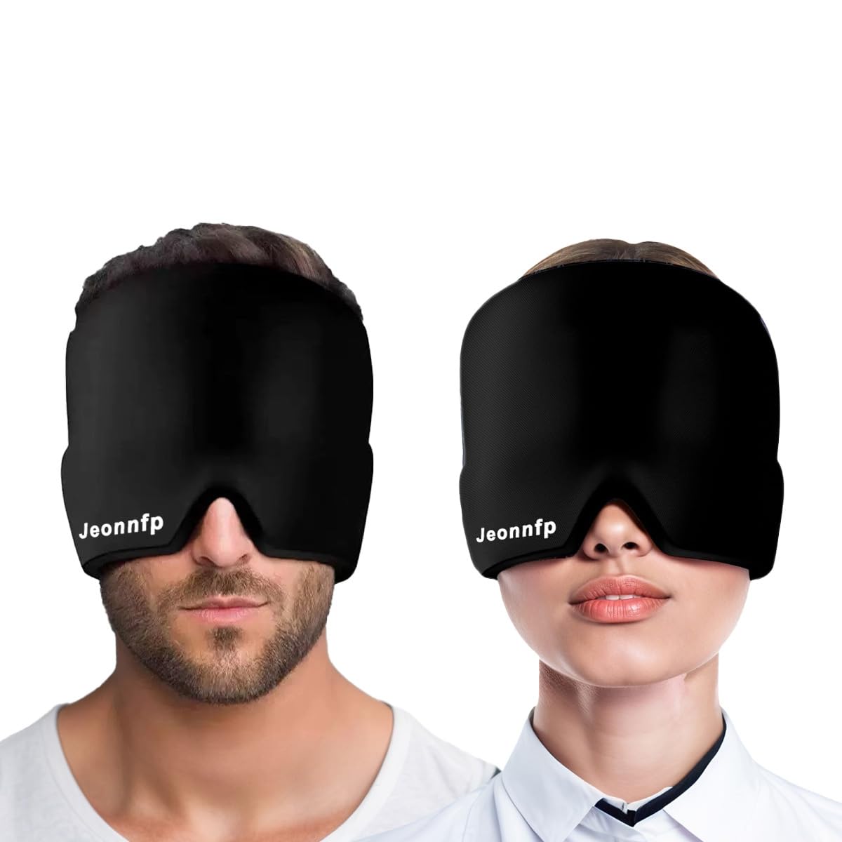 Gorro de alivio del dolor de cabeza de migraña, paquete de hielo calmante para aliviar el dolor de cabeza, se adapta a todas las cabezas, gorro de gel refrescante reutilizable para tensión