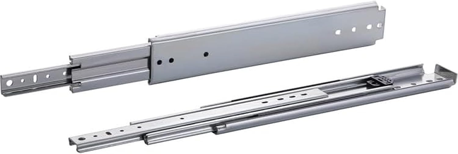 Brasom Extension Rails Heavy Duty 250 kg - Pack of 2 700 mm 28 Inch Heavy Duty Drawer Rail System Ball Bearing