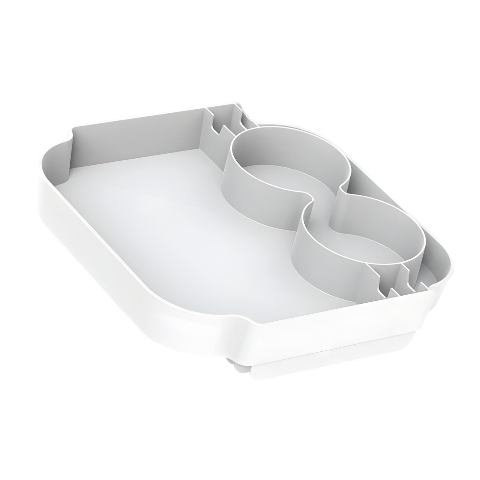 Coastal Gear Management Tray Featuring Specific Areas for Cutlery Glasses and Treats 24x24x5cm Sturdy ABS Multipurpose Sandbag Tray