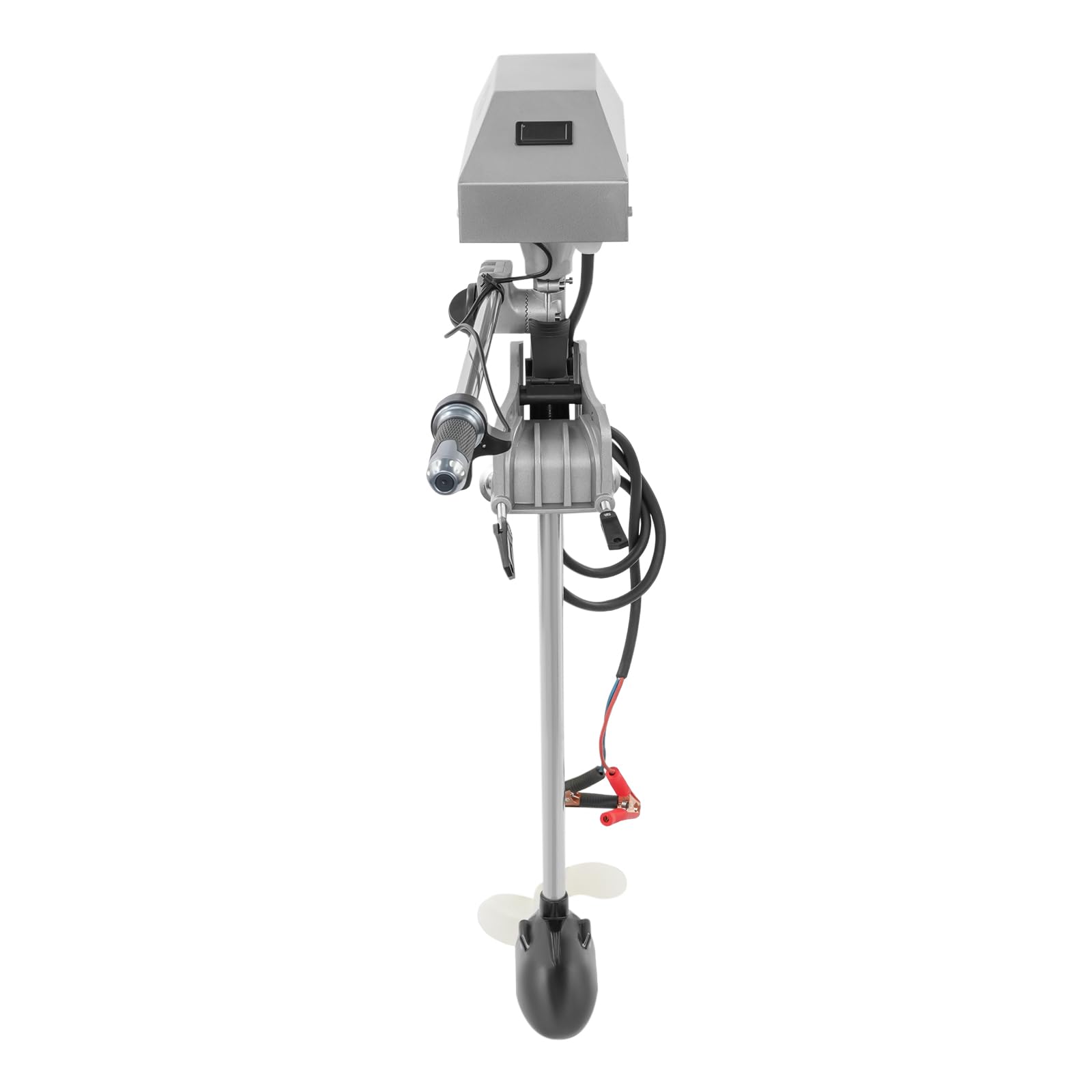 Genérico Motor fueraborda eléctrico 1500W, 12V/24V, sin escobillas, Velocidad máxima 4200rpm, Pantalla LED, Velocidad Variable, Marcha adelante/atrás, para Barcos de Pesca